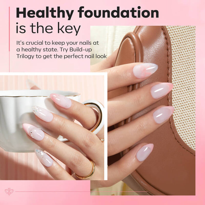 8-In-1 Builder Nail Gel & Dehydrator & Primer Set 10ml - Nude Pink Builder Gel MODELONES #
