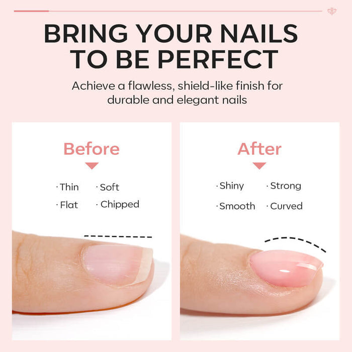 8 in 1 Builder Nail Gel & Top Coat Set 10ml - Rose Builder Gel MODELONES #