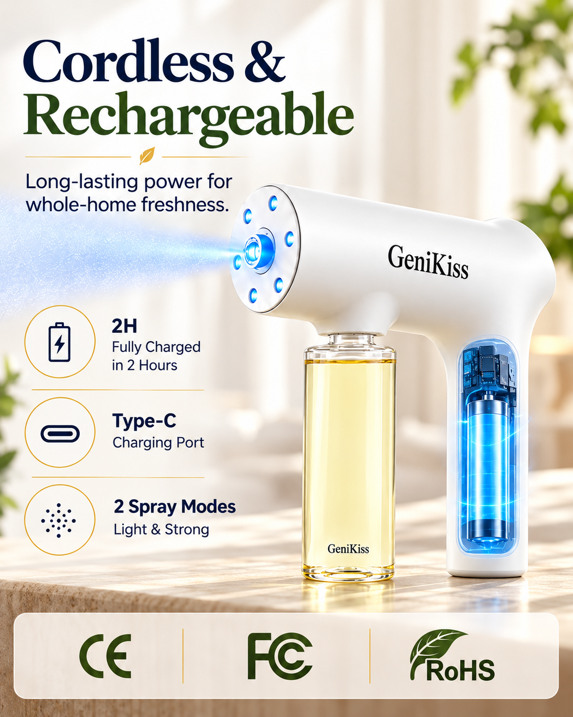 Nano Blue Light Probiotic Deodorizer
