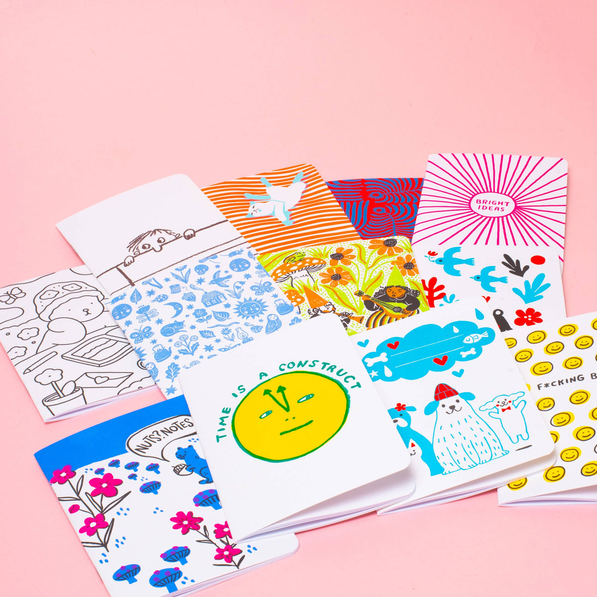 B6 Softcover Blank Notebook - Dog Squad