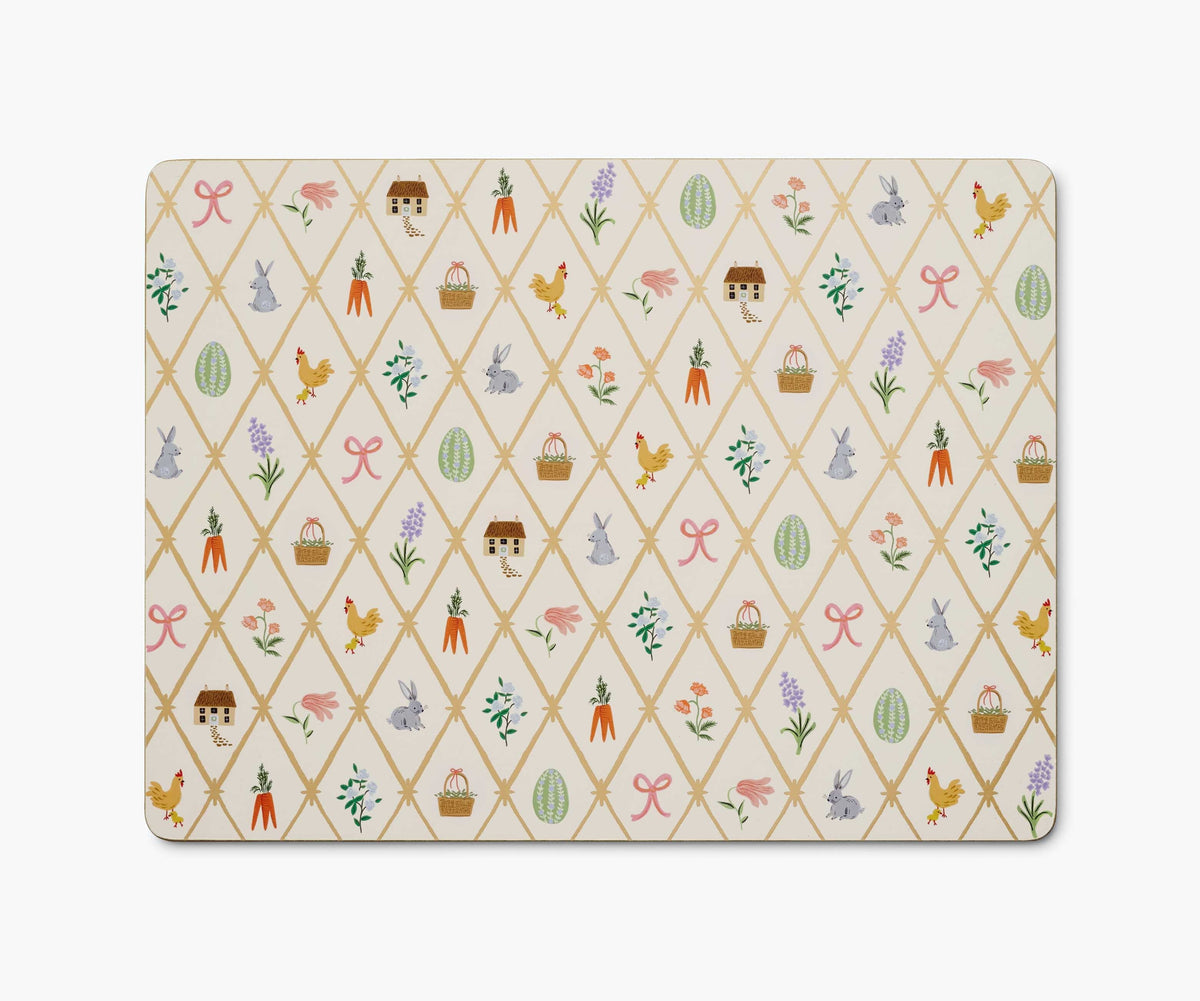 Cork Placemats - Spring Farm