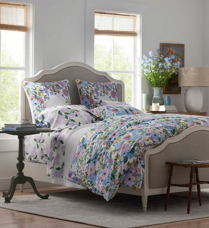 Percale Duvet Cover - Garden Party Lilac