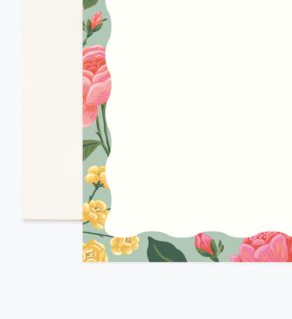 Floral Personalized Stationery  - Roses