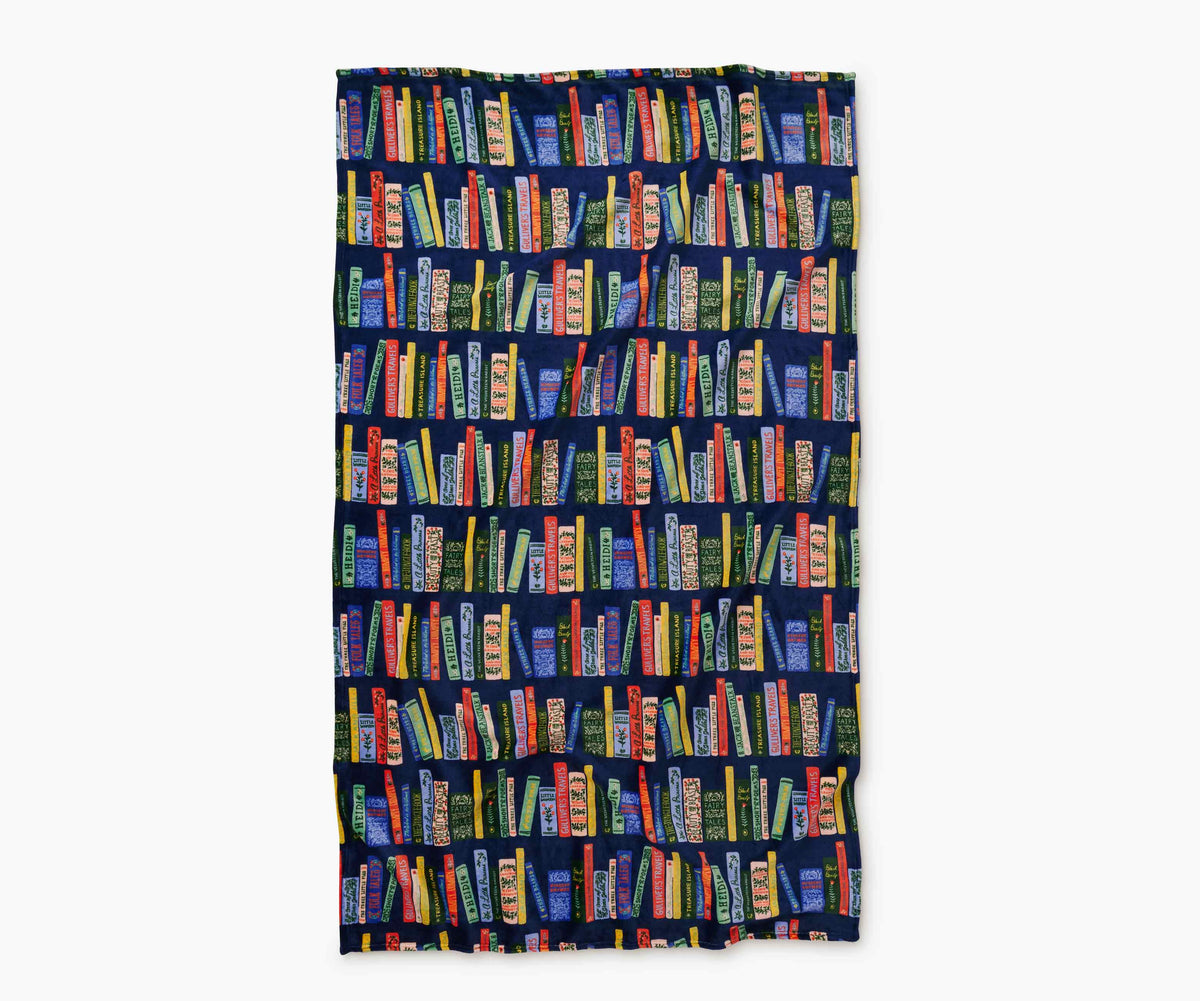 Fleece Blanket - Bookshelf