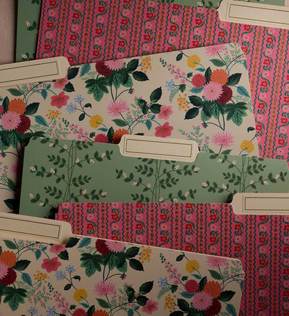 Assorted File Folders - Dahlia