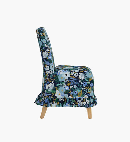 Louise Slipcover Dining Chair - Garden Party Blue