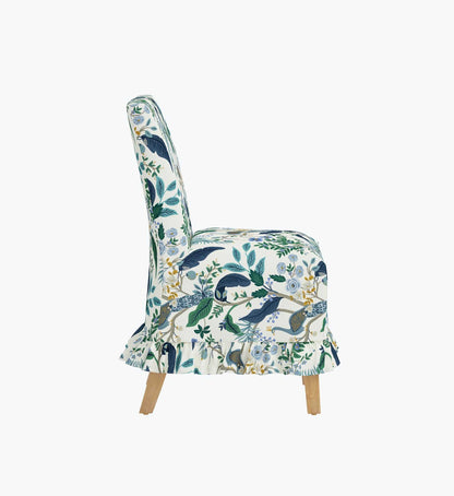 Louise Slipcover Dining Chair - Peacock