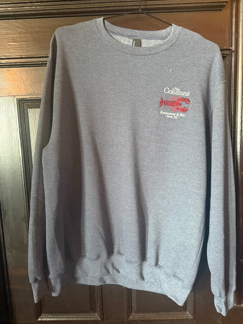 Col-Lob Emb Crewneck Hth Navy