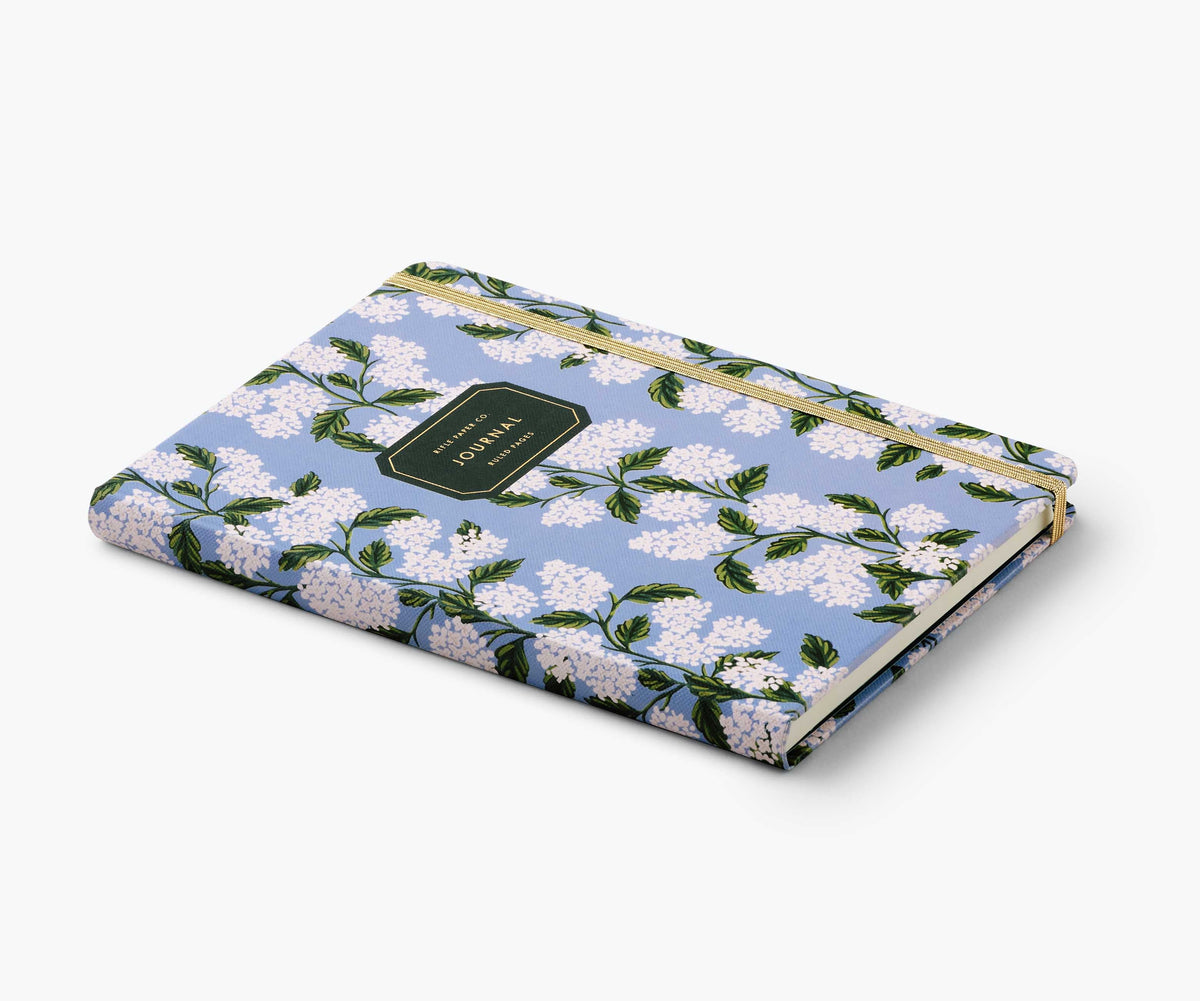 Journal with Pen - Hydrangea