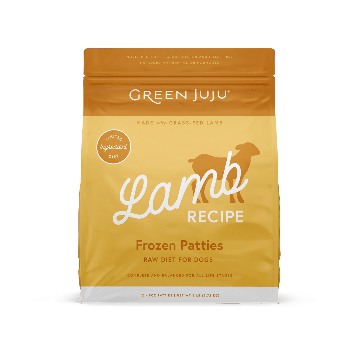 Green Juju Frozen Raw Diet Patties & Sliders