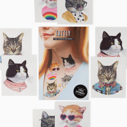 Cat Club Tattoo Set
