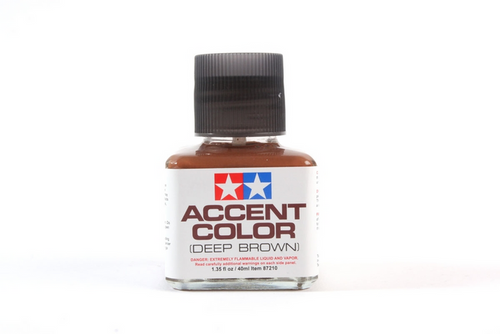 Accent Color Panel line Deep Brown Tamiya 87210