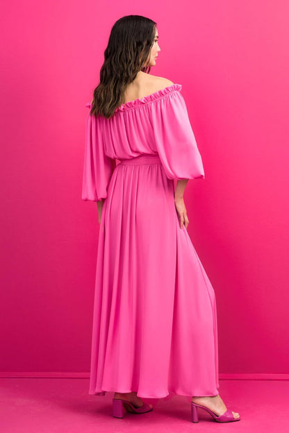 Access 33-3353-318 Fuschia  Pink Dress - Dotique