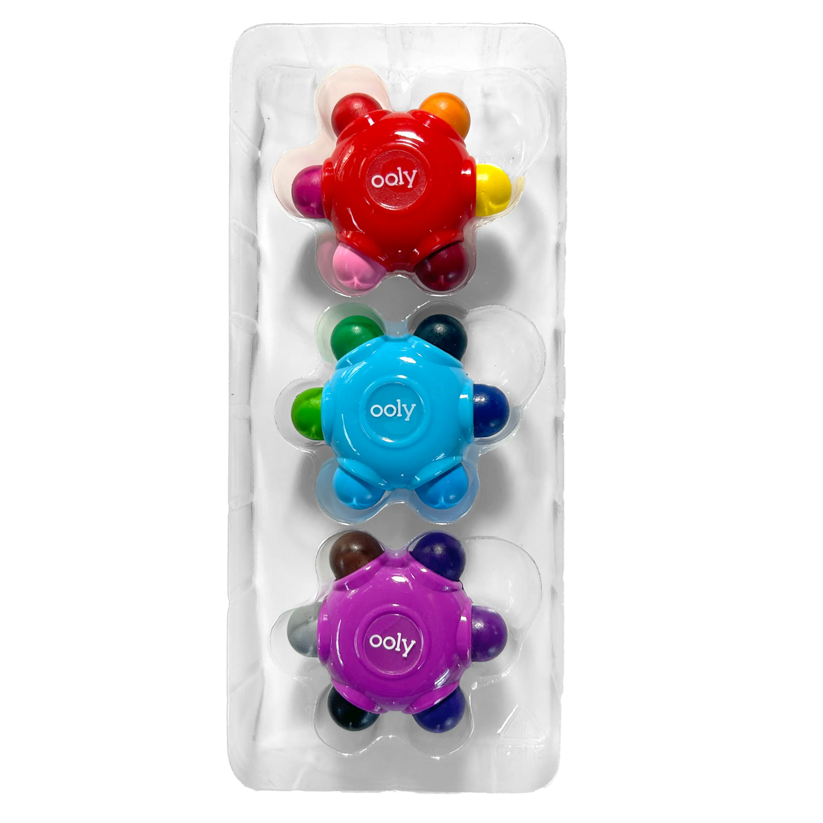 Color Burst: Grip Crayons (Set of 3 with 18 Classic Colors)