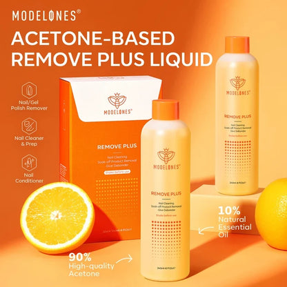 Acetone-based Remove Plus Liquid Duo Nail Polish Remover MODELONES #