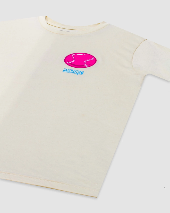 Adult Doubles & Bubbles Tee - Pink