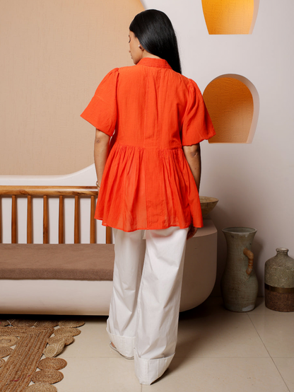 Aether Cotton Viscose Top
