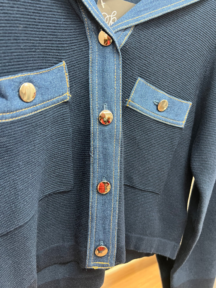Always Cozy Hooded Jacket - Navy
