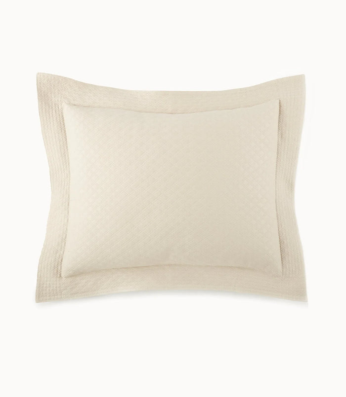 Alyssa Cotton Matelassé Pillow Sham by Peacock Alley