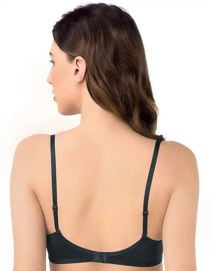 Amante Smooth Charm Bra-BRA10606 Black