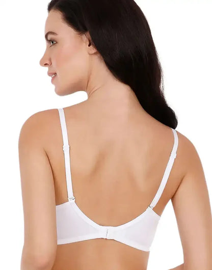 Amante Smooth Charm Bra-BRA10606 White