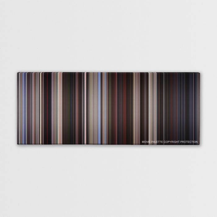 American Beauty color palette canvas print: thousands of thin vertical stripes of color