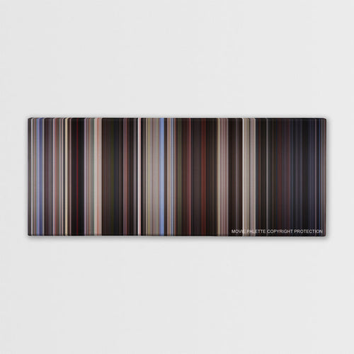 American Beauty color palette canvas print: thousands of thin vertical stripes of color