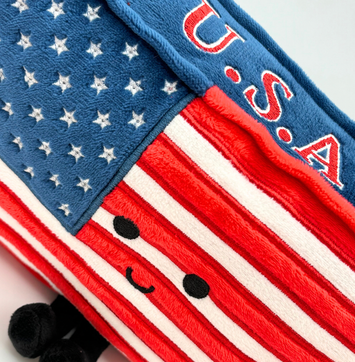 American Flag Stuffed Plush - USA/ OLYMPICS - B Social Boutique