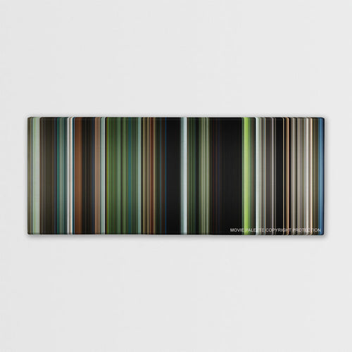 Annihilation color palette canvas print: thousands of thin vertical stripes of color