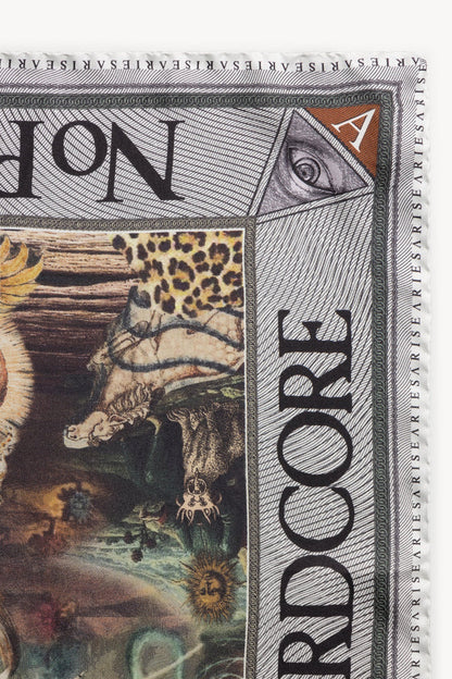 Aries Arise - Mystic Print Silk Bandana - Multi-Accessoires-FSAR90021