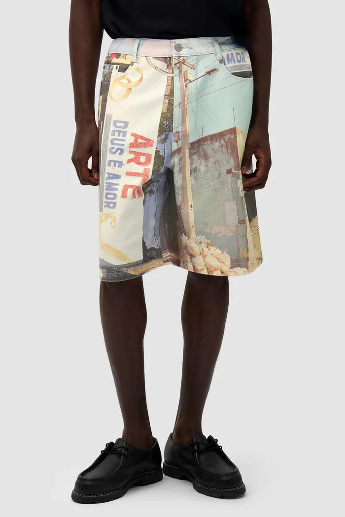 Arte Antwerp - Photo Allover Shorts - Multi - Vestes et Manteaux - SS25 - 068SHO