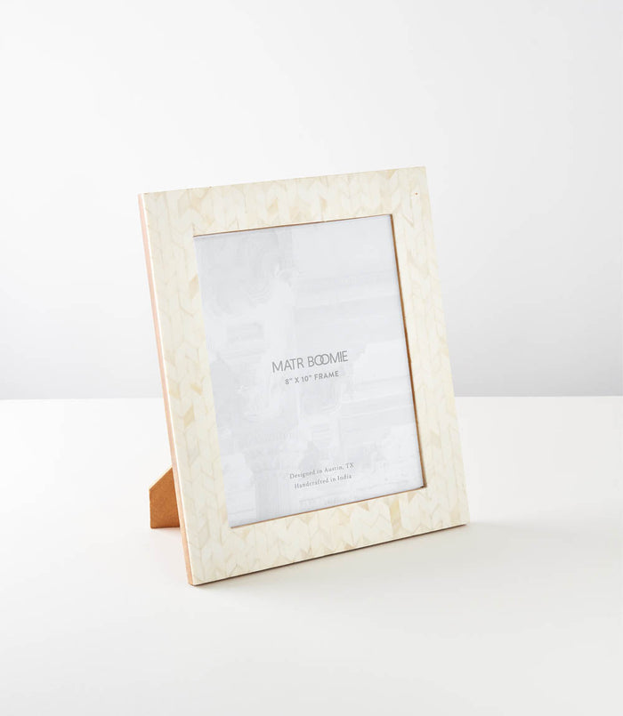 Artemis Chevron Bone Picture Frame by Matr Boomie — 8 × 10 in