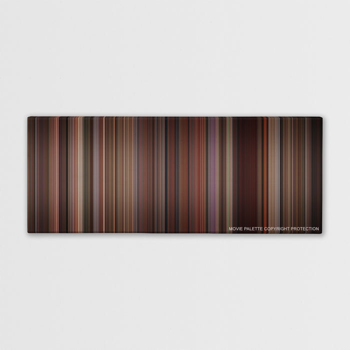 As Good as It Gets color palette canvas print: thousands of thin vertical stripes of color