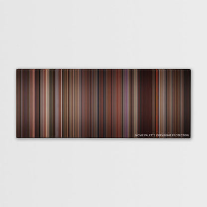As Good as It Gets color palette canvas print: thousands of thin vertical stripes of color
