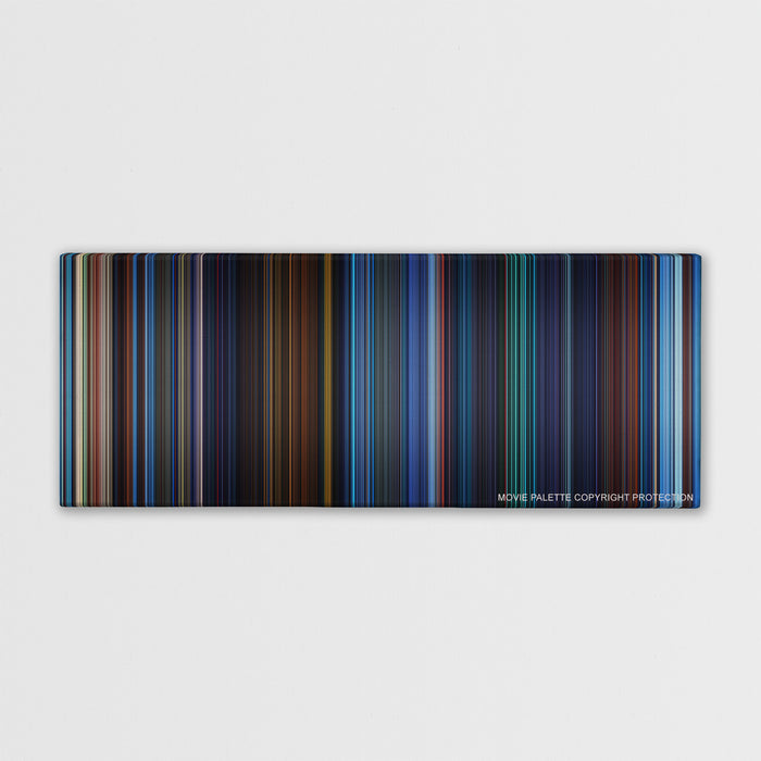 Atlantis: The Lost Empire color palette canvas print: thousands of thin vertical stripes of color