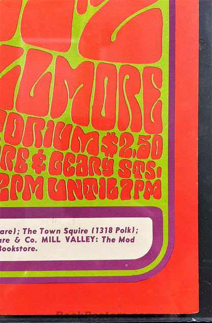 AUCTION - BG-29 - Jefferson Airplane - 1966 Poster - Fillmore Auditorium - CGC Restored Graded 9.2