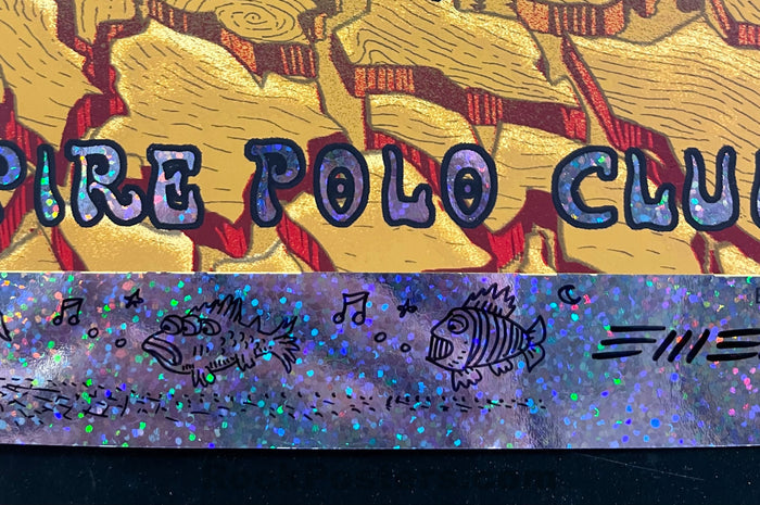 AUCTION - Emek - Coachella '13 Silkscreen - Red Glitter Foil - Edition of 15 - Near Mint
