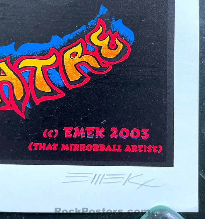 AUCTION - Emek - Neil Young -  Los Angeles '03 - Signed Silkscreen - Near Mint - SF Rock Posters & Collectibles