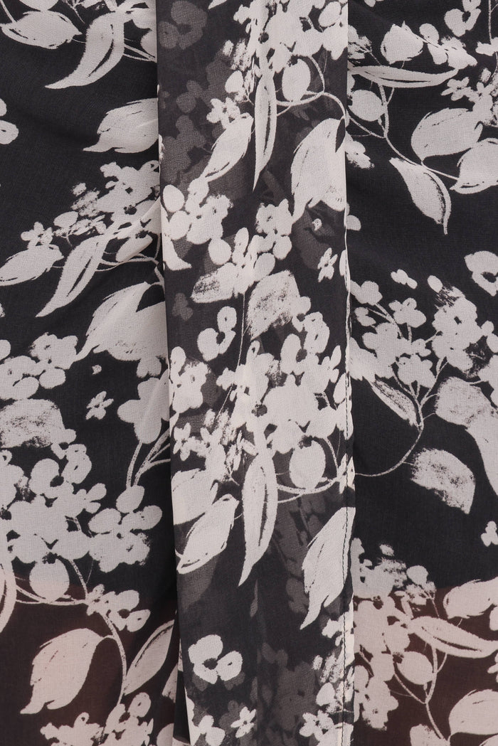 Petal and Pup USA DRESSES Audrina Maxi Dress - Black Floral