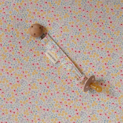 Avery Row Pacifier Holder - Wildflower Garden