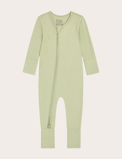 Baby Long Sleeve Romper - Sage