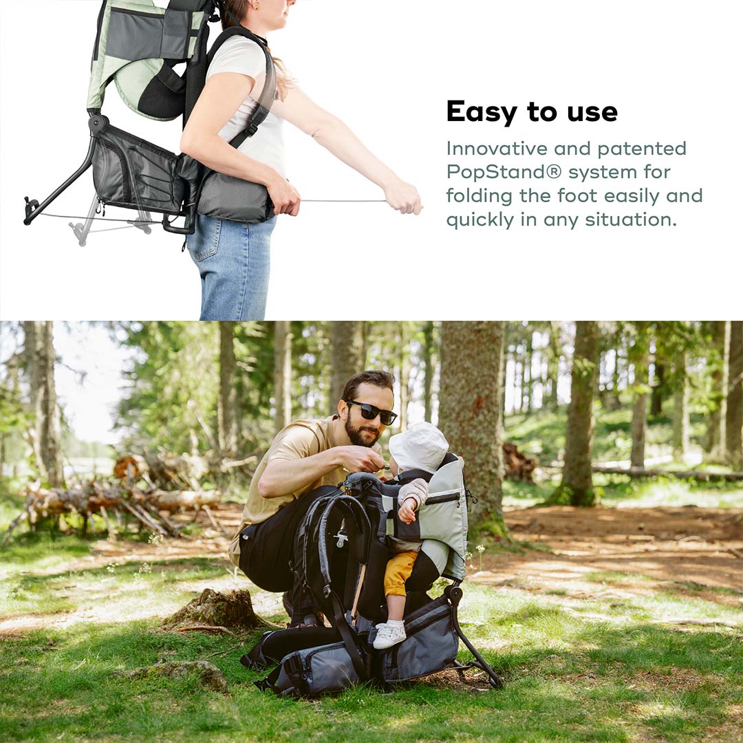 Babymoov Moov & Hike Baby Carrier - Sage Green