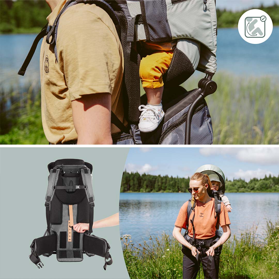 Babymoov Moov & Hike Baby Carrier - Sage Green