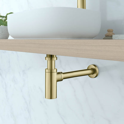 Bathroom Sink Decorative Round Bottle Trap - BT-101