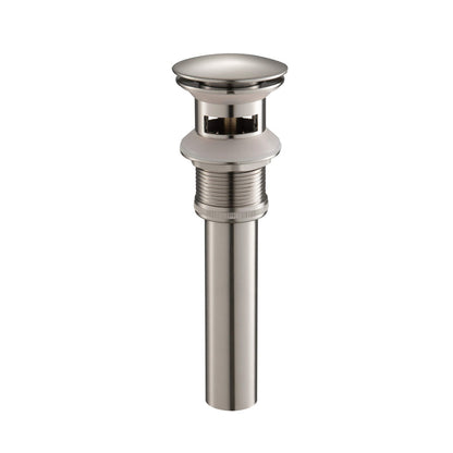Bathroom Sink Pop Up Drain Stopper Full Cover with overflow - PW-102