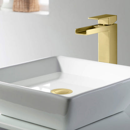 Bathroom Sink Pop Up Drain Stopper Small Cover without Overflow - PW-101