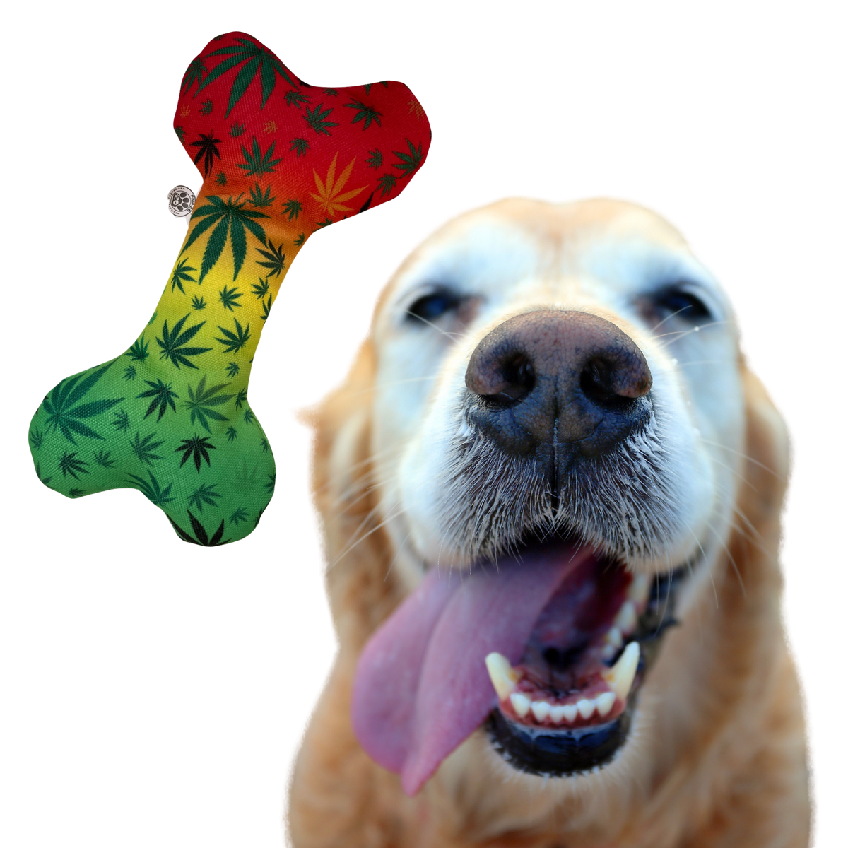 PAW:20 - Stoned to da Bone 420 Dog Toy 🐶  Marijuana, Weed Themed