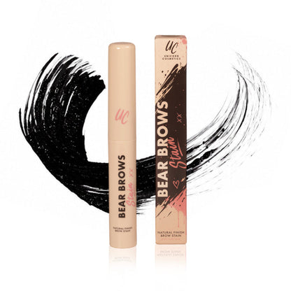 Bear Brow Stain in Shade Blue Black- Natural Brow Stain - Unicorn Cosmetics