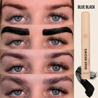 Bear Brow Stain in Shade Blue Black- Natural Brow Stain - Unicorn Cosmetics