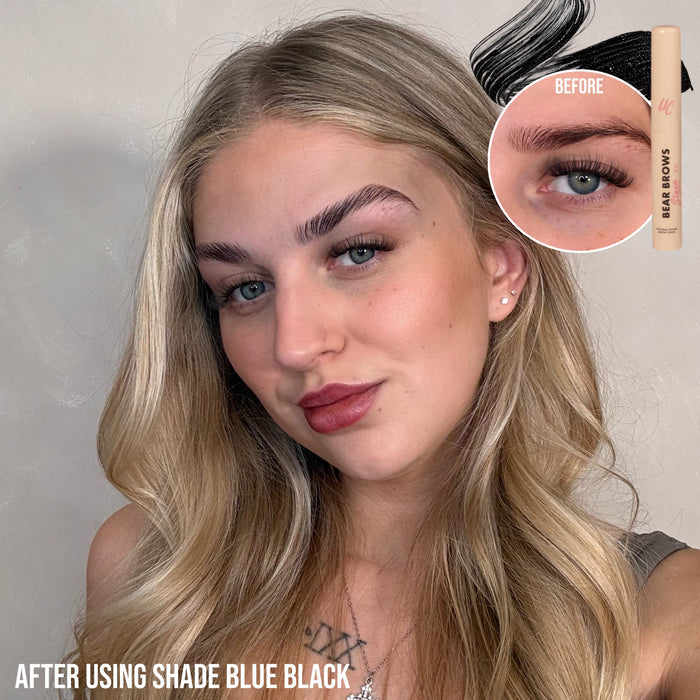 Bear Brow Stain in Shade Blue Black- Natural Brow Stain - Unicorn Cosmetics